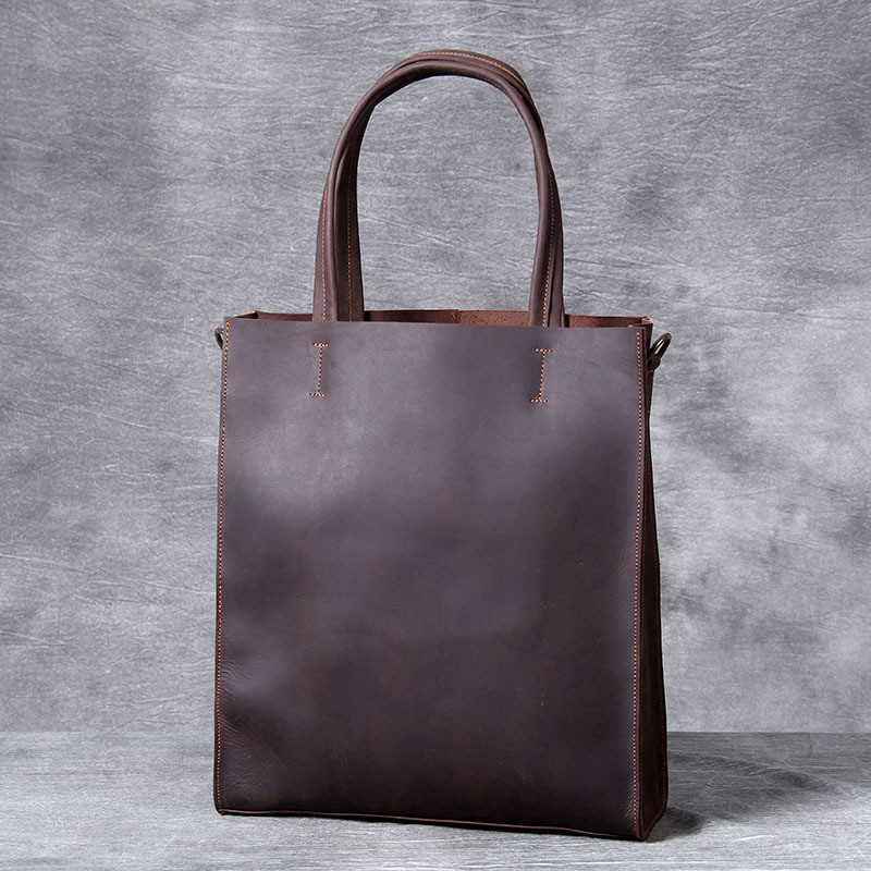 Luxury Bags For Laptop - Vintage echtes Leder Herren Handtasche einfache