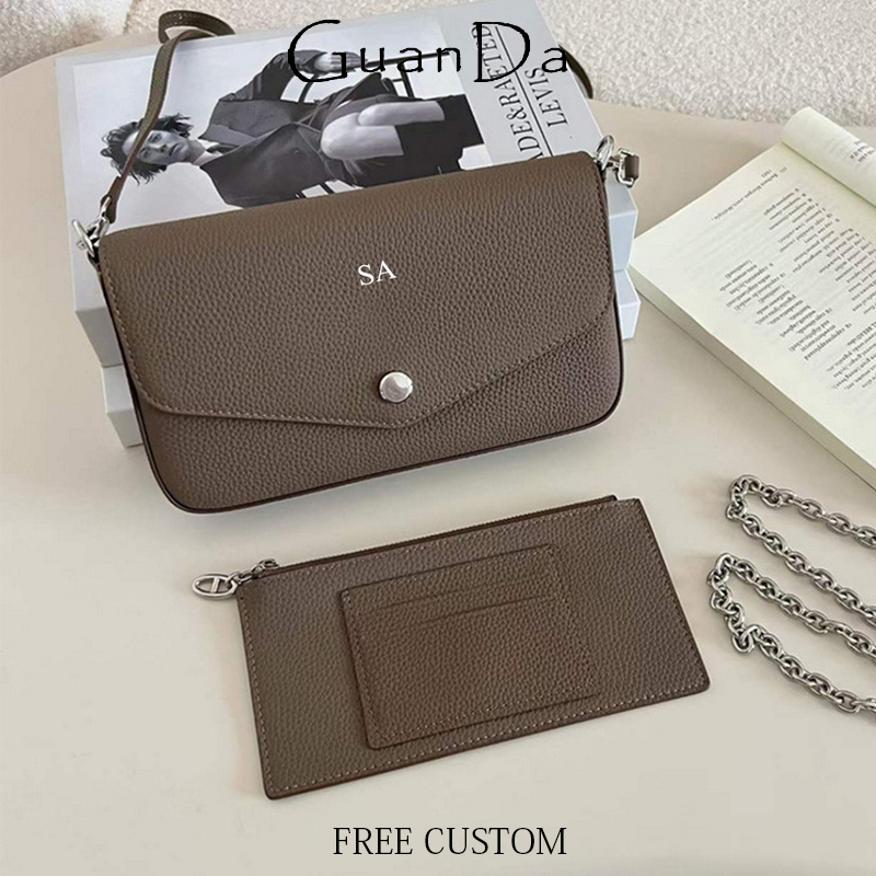Luxury Bags Name For Women - Luxuriöse Damen Echtleder Schultertasche mit Individuellem