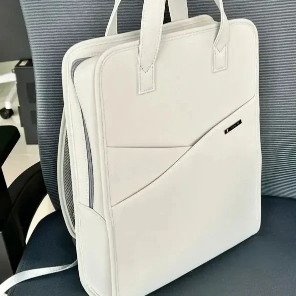 Luxury Bags For Laptop - Weißer Laptop-Rucksack, 11, 12, 13,3 14