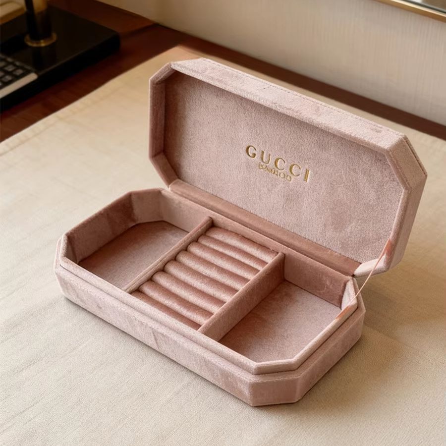 Luxury Bags Gucci - Gucci Gucci Tasche aus hellrosa Samt,