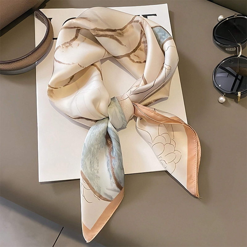 Luxury Bags In China - 2024 Design Mode Druck Satin Quadrat