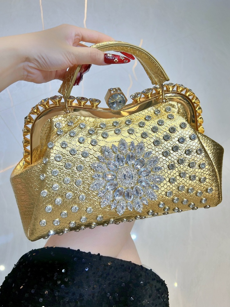 Luxury Bags Level - Hochwertige Textur Strass Alligator Muster Einkaufstasche