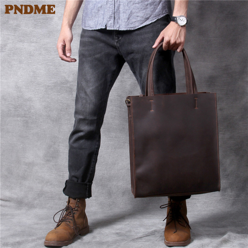 Vintage echtes Leder Herren Ha – Luxury Bags For Laptop Bewertung und Preis