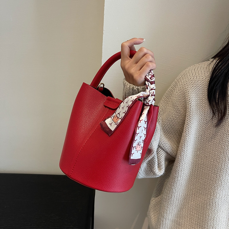 Rote PU-Eimer-Schulter- und Um – Luxury Bags In Sale Bewertung und Preis