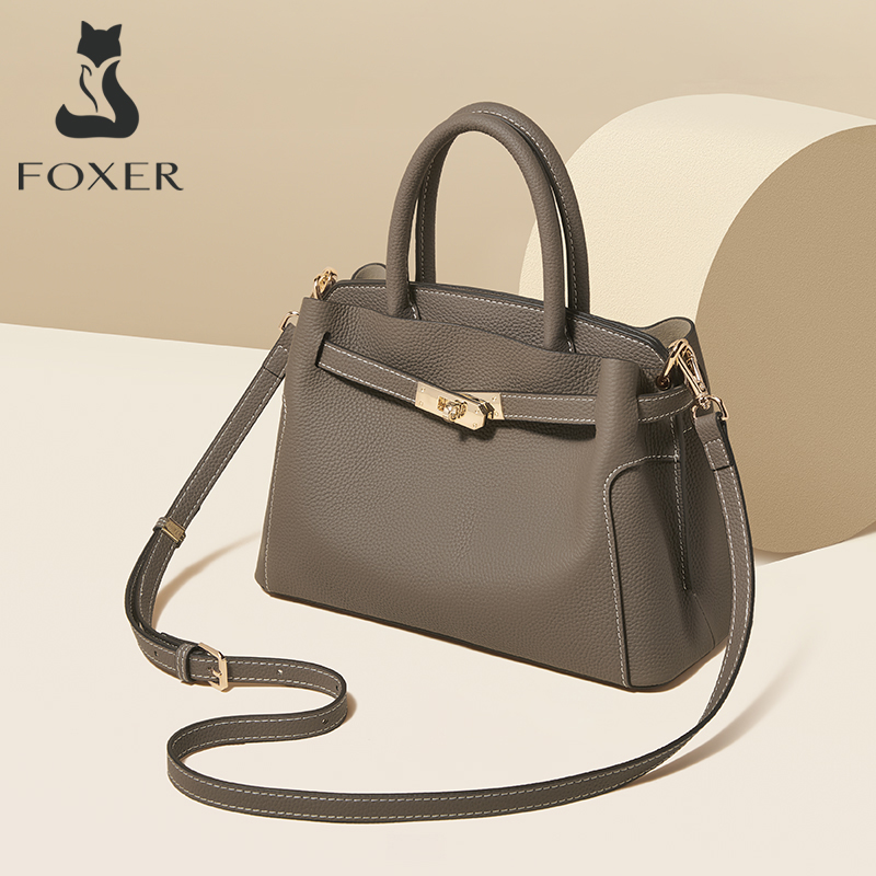 FOXER Echtes Leder Damenhandta – Luxury Bags In Sale Bewertung und Preis