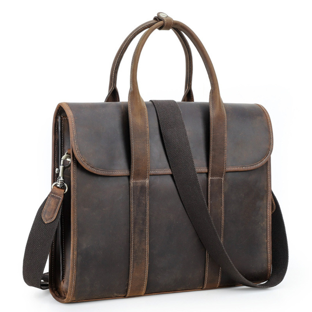 2025 schwarz Crazy Horse männe – Luxury Bags For Laptop Bewertung und Preis