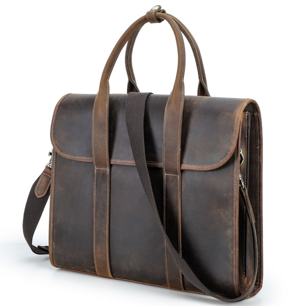 2025 schwarz Crazy Horse männe – Luxury Bags For Laptop Bewertung und Preis