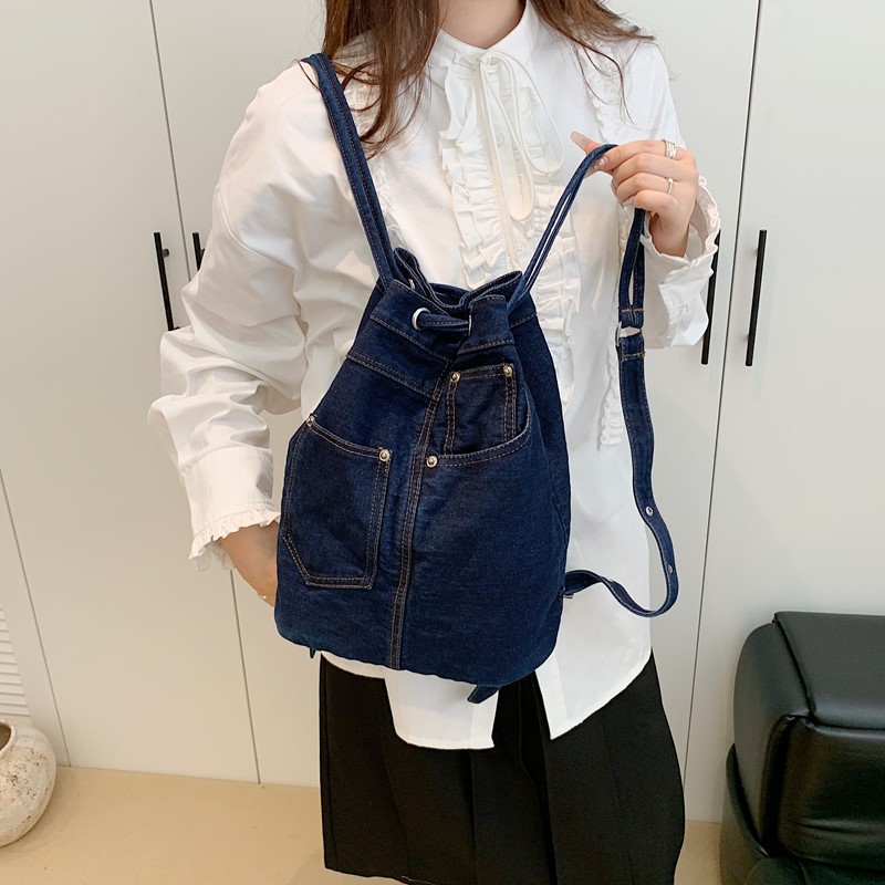 Denim Damen Rucksäcke Casual S – Luxury Bags Blue Bewertung und Preis