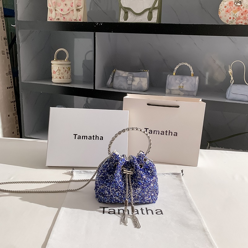 Luxuriöse Blaue Steine Bucket  – Luxury Bags Blue Bewertung und Preis