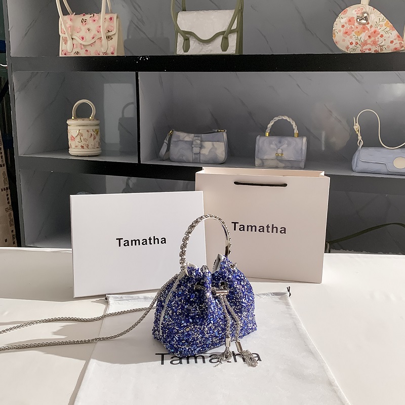 Luxuriöse Blaue Steine Bucket  – Luxury Bags Blue Bewertung und Preis