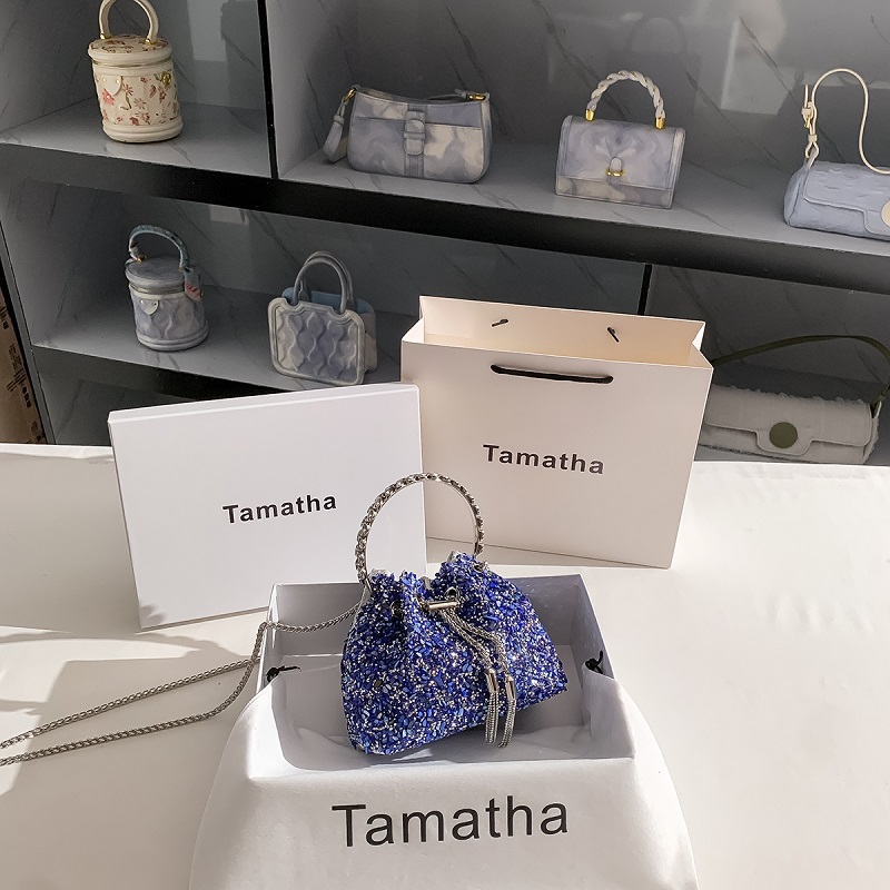 Luxuriöse Blaue Steine Bucket  – Luxury Bags Blue Bewertung und Preis