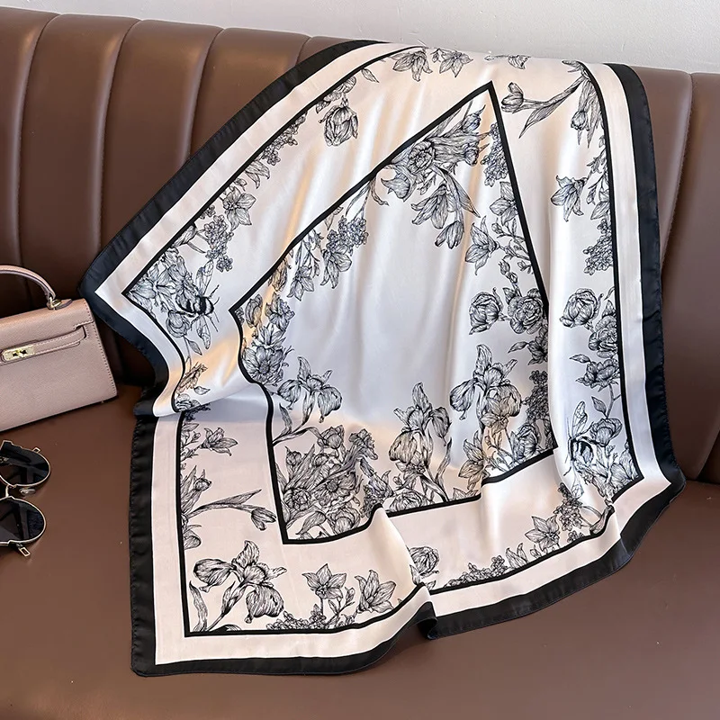 70*70cm Luxus Blumen druck Sei – Luxury Bags In China Bewertung und Preis