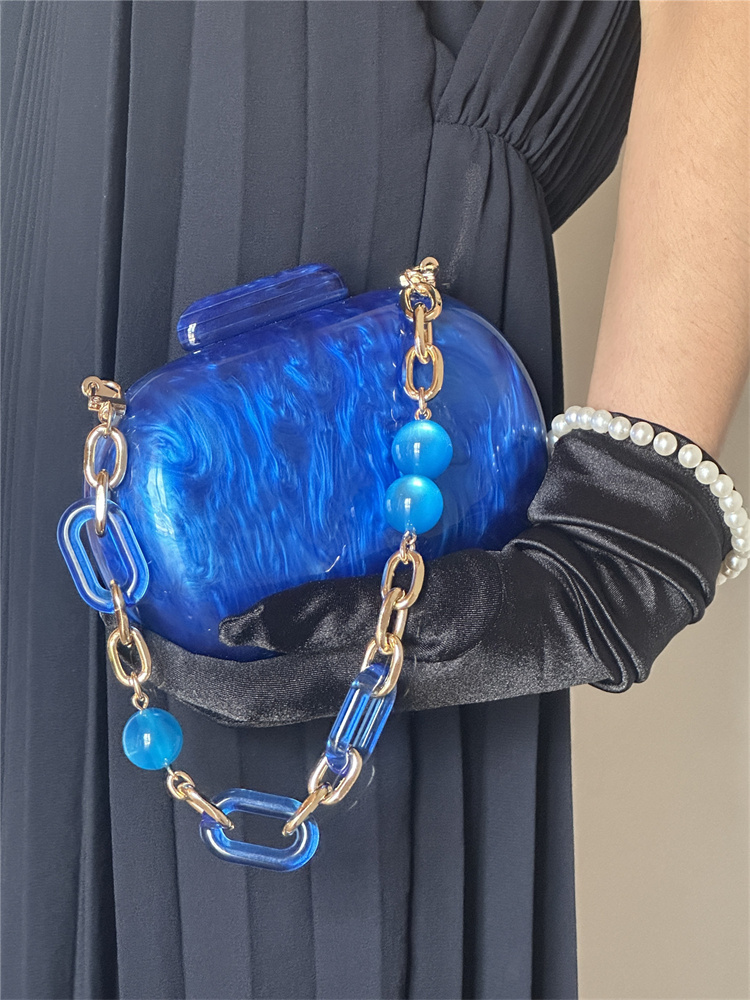 Luxus Mode Klein blau Marmor M – Luxury Bags Blue Bewertung und Preis